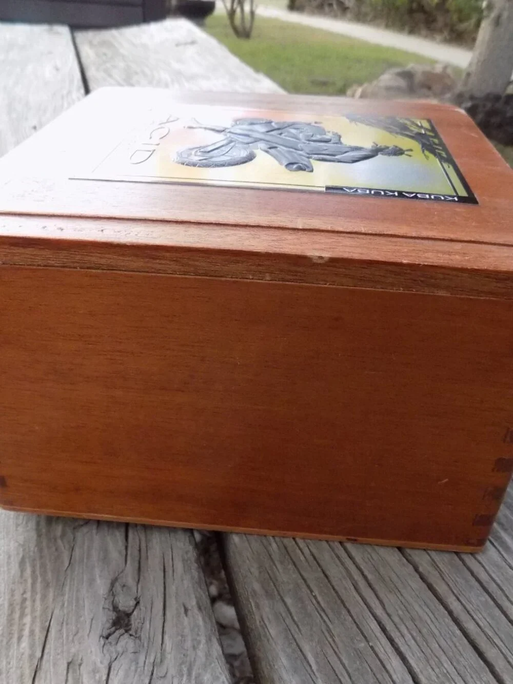 Acid Kuba Grande Empty Wood Cigar Box 8